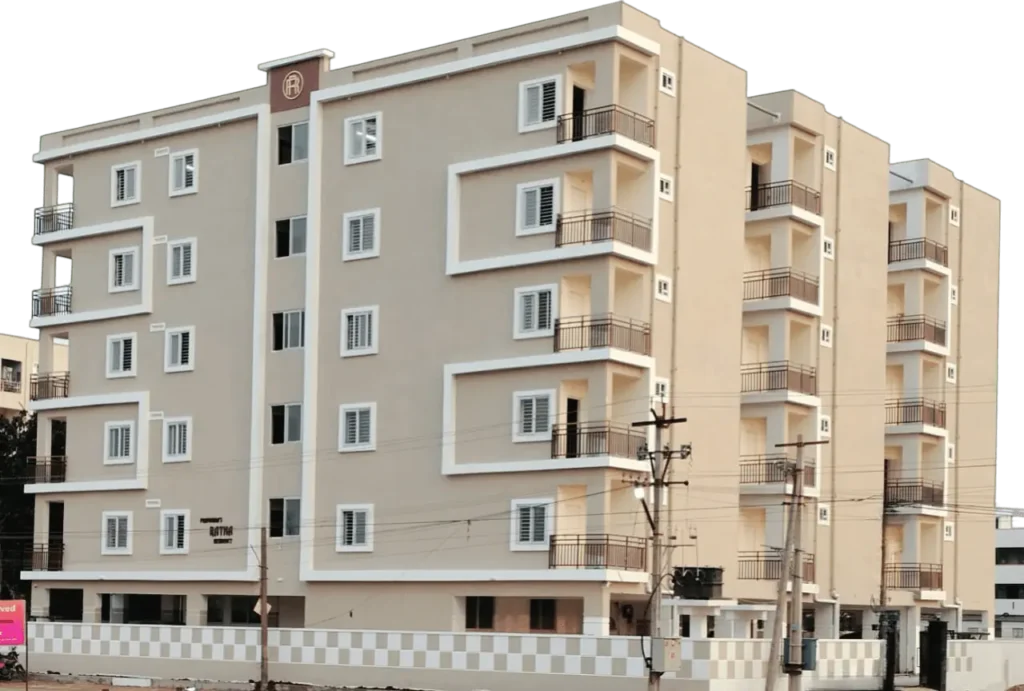 Elevation of Ratna Residency in Tenali