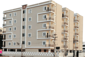 Elevation of Ratna Residency in Tenali