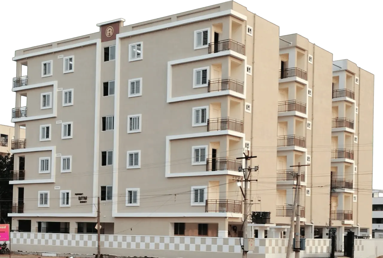 Elevation of Ratna Residency in Tenali